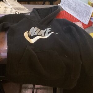 Boys Nike Black Hoodie with Logo 2T